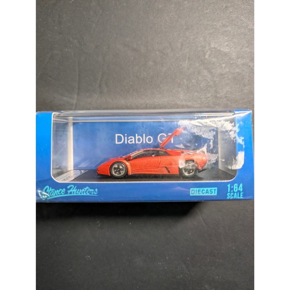 Stance‎ Hunters Lamborghini Diablo GT 1:64 Diecast Orange Limited 1 of 399 NEW